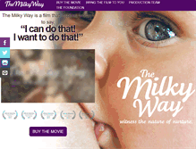 Tablet Screenshot of milkywaymovie.com